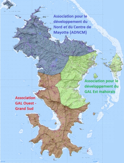 Associations portant la candidature des territoires à l'Appel à Projet LEADER et leurs communes membres